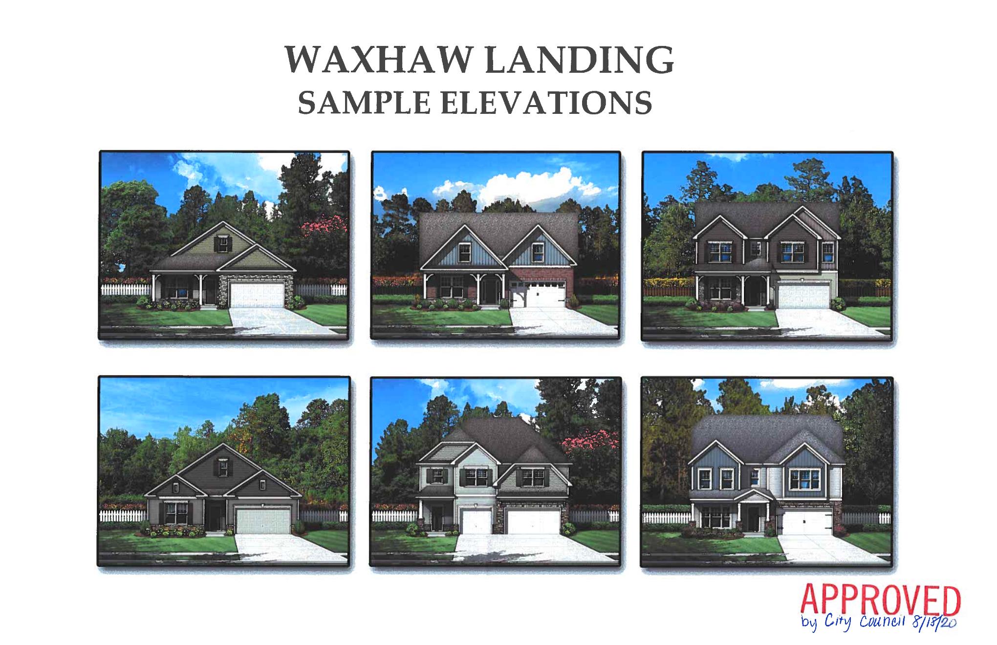 Waxhaw Landing Elevations