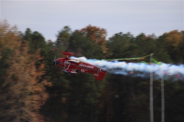 Plane Flying Upside-Down