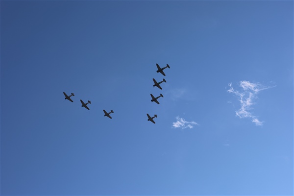 Planes in formation