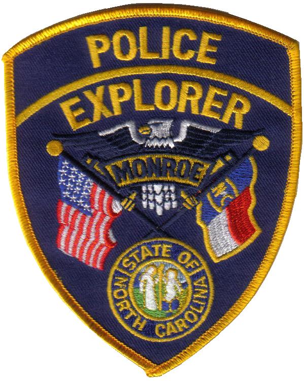 A patch for the Monroe Police Explorers