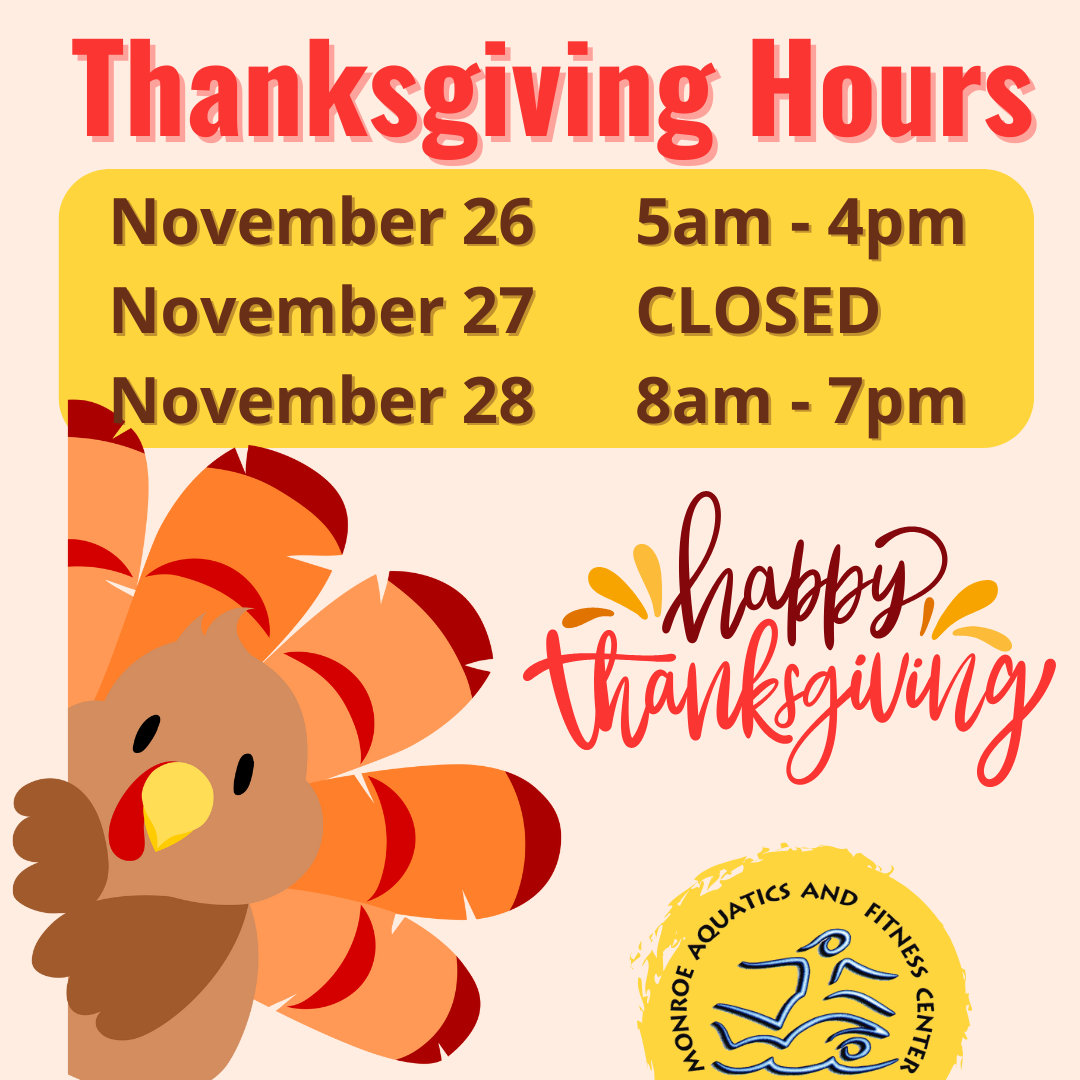 MAFC is open 5 a.m. to 4 p.m. on 11/26; closed on 11/27; open 8 a.m. to 7 p.m. on 11/28.